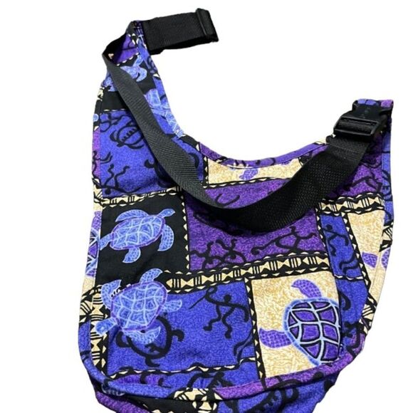 Local Design Made In Hawaii Crossbody Sea Turtle Sack Bag - Picture 3 of 8